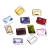 Pointed Back Glass Rhinestone Cabochons GLAA-B012-35-1