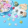 ABS Plastic Imitation Pearl Cabochons OACR-YW0001-77-6
