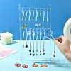 2 Layers Hanger Style Acrylic Earring Storage Display Rack ST-CJ0034-03-5