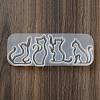 Cat Shape Quicksand DIY Silhouette Silicone Mold DIY-K067-02A-3