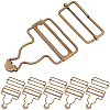 6Bags Adjustable Alloy Buckle FIND-CP0003-92C-1