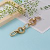 Handmade Opaque Spray Painted Acrylic Link Chains AJEW-JB00869-02-3
