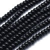 Synthetic Black Stone Beads Strands G-E507-24A-1