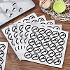PVC Plastic Waterproof Stickers LS-DIY-WH0386-18E-5