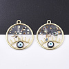 Epoxy Resin Pendants X-RESI-S365-76A-1