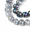 Anti-Tarnish Electroplate Glass Beads Strands GLAA-N064-10mm-M-2