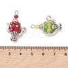 Glass Seed Beaded Pendants PALLOY-MZ01273-4