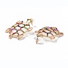 Alloy Stud Earrings for Women EJEW-J045-06LG-3