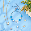 16Pcs 4 Style 304 Stainless Steel Beads STAS-DC0005-33-3