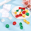 16Pcs 4 Colors PP Plastic Cable Organizers Clips Holder AJEW-TA0003-67-4