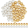 80Pcs 2 Colors Brass Beads KK-BBC0013-05-1