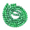 Baking Paint Glass Round Bead Strands DGLA-Q019-8mm-M-6