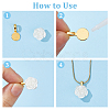 180Pcs 6 Style Tibetan Style Alloy Glue On Flat Pad Pendant Bails TIBEP-HS0001-02-4