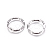 Tarnish Resistant 304 Stainless Steel Open Jump Rings STAS-E464-09H-P-1