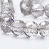 Electroplat Glass Beads Strands X-EGLA-Q092-8mm-A05-3