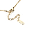 201 Stainless Steel Pendant Necklaces NJEW-D055-03G-5
