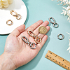 4Pcs 2 Colors Iron Swivel Clasps HJEW-FH00179-3