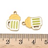 304 Stainless Steel Enamel Pendants STAS-G360-04G-09-3