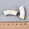 Two Tone Acrylic Beads MACR-WH0015-02-3