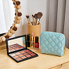 Rhombus Textured Velvet Jewelry Storage Zipper Pouches for Earrings Rings Bracelets Necklaces ABAG-WH0085-012A-5