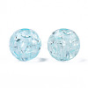 Transparent Crackle Acrylic Beads MACR-S373-66-N07-3