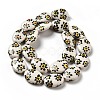 Handmade Printed Porcelain Beads PORC-F005-01D-5