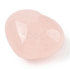 Natural Rose Quartz Love Heart Stone G-I367-03L-2