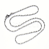 Non-Tarnish 304 Stainless Steel Coreana Chain Necklace NJEW-S420-006B-P-4