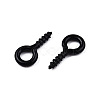 Spray Painted Iron Screw Eye Pin Peg Bails X-IFIN-N010-002B-4