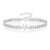 Letter 304 Stainless Steel Link Bracelets FS-WG7830E-46-1