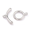 Rack Plating Brass Toggle Clasps X-KK-B036-09P-2