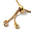 Adjustable Brass Enamel Slider Bracelets BJEW-L652-23-G-5