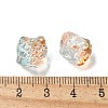 Baking Paint Transparent Glass Beads GLAA-C035-01B-3