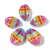 Printed Natural Cowrie Shell Beads SSHEL-R047-01-A06-2