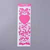 Bowknot & Heart Pattern Decorative Stickers Sheets DIY-L037-G04-1