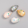 Paint Sprayed Shell Pearl Beads BSHE-I010-09-1