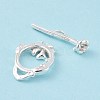 Eco-friendly Brass Toggle Clasps KK-D082-20S-3