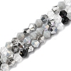 Electroplate Glass Beads Strands EGLA-D018-02C-1