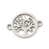 201 Stainless Steel Laser Cut Connector Charms STAS-R133-02P-07-1