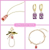 30Pcs 6 Styles Alloy Enamel Pendants ENAM-CJ0003-51-8