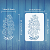 Plastic Drawing Painting Stencils Templates DIY-WH0396-0104-2