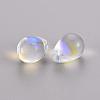 Transparent Spray Painted Glass Beads GLAA-T016-37-B01-2