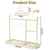 SUPERFINDINGS Iron Doll Clothes Rack & Hangers DJEW-FH0001-16A-2