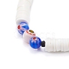 Handmade Lampwork Beaded Mobile Straps for Christmas HJEW-JM00446-05-3