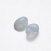 Transparent Spray Painted Glass Charms X-GLAA-R211-05-D01-2
