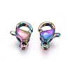 Ion Plating(IP) 304 Stainless Steel Lobster Claw Clasps X-STAS-E475-02D-1