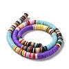 Handmade Polymer Clay Bead Strands CLAY-C003-04B-3