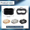 60Pcs 3 Colors Zinc Alloy Slide Charms FIND-DC0004-95-2