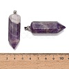 Natural Amethyst Pendants GG-CBAA0EE-02P-10-2