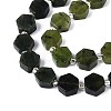 Natural Canadian Jade Beads Strands G-P534-A18-02-3